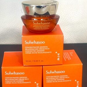 Sulwhasoo Concentrated Ginseng Rejuvenating Cream Rich 10mlx3 jars, Exp 2027